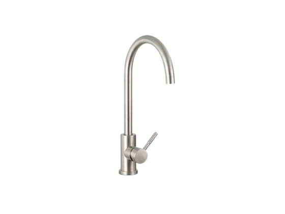 Double Sink & Stainless Steel Mixer Faucet