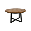 Sauipe Swivel Armchairs with Jasmim Center Table - 3 Piece