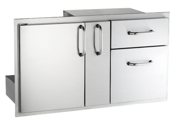 Access Door with Platter Storage & Double Drawer (Select)